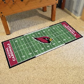 Arizona Cardinals Field Runner Mat - 30in. x 72in. - Cardinal Head Primary Logo & Wordmark, 7343