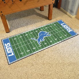 Detroit Lions Field Runner Mat - 30in. x 72in. - Lion Primary Logo, 7351