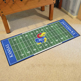 Kansas Jayhawks Field Runner Mat - 30in. x 72in., 7544