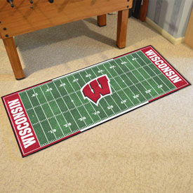 Wisconsin Badgers Field Runner Mat - 30in. x 72in., 7568
