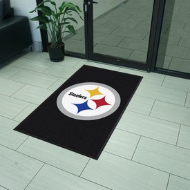 Pittsburgh Steelers High-Traffic Mat with Durable Rubber Backing, AGS-7777 Pittsburgh Steelers High-Traffic Mat with Durable Rubber Backing, AGS-7777