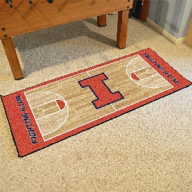 Illinois Illini Court Runner Rug - 30in. x 72in., 8172
