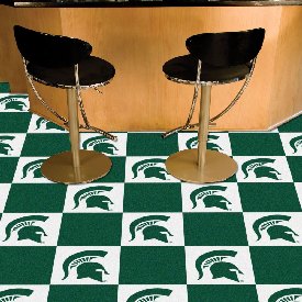 Michigan State Carpet Tiles 18"x18" tiles, 8520