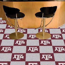 Texas A&M Aggies Team Carpet Tiles - 45 Sq Ft., 8539