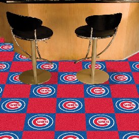 Chicago Cubs Team Carpet Tiles - 45 Sq Ft., 8578