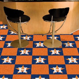 Houston Astros Team Carpet Tiles - 45 Sq Ft., 8585
