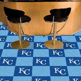 Kansas City Royals Team Carpet Tiles - 45 Sq Ft., 8586