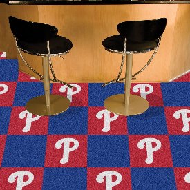 MLB - Philadelphia Phillies Carpet Tiles 18"x18" tiles, 8593