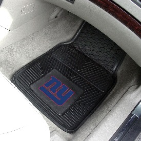 NFL - New York Giants Heavy Duty 2-Piece Vinyl Car Mats 17"x27", 8772