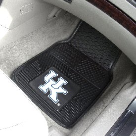 Kentucky Heavy Duty 2-Piece Vinyl Car Mats 17"x27", 8784