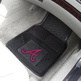 Atlanta Braves Heavy Duty Car Mat Set - 2 Pieces, 8831