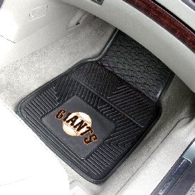 MLB - San Francisco Giants Heavy Duty 2-Piece Vinyl Car Mats 17"x27", 8848