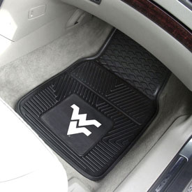 West Virginia Mountaineers Heavy Duty Car Mat Set - 2 Pieces, 8924