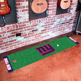 New York Giants Putting Green Mat - 1.5ft. x 6ft. - NY Primary Logo, 9022