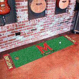 Maryland Terrapins Putting Green Mat - 1.5ft. x 6ft., 9074