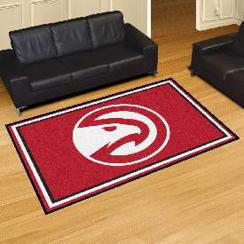 Atlanta Hawks 5ft. x 8 ft. Plush Area Rug, 9198
