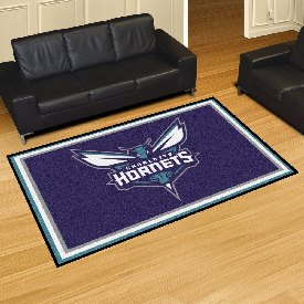 Charlotte Hornets 5ft. x 8 ft. Plush Area Rug, 9214