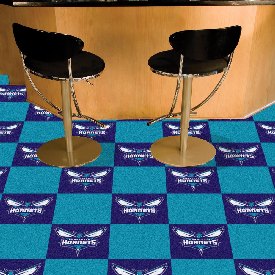 Charlotte Hornets Team Carpet Tiles - 45 Sq Ft., 9220