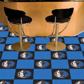 Dallas Mavericks Team Carpet Tiles - 45 Sq Ft., 9245