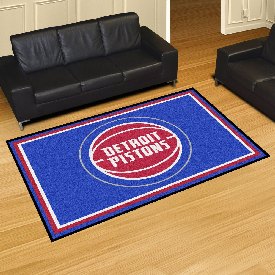 Detroit Pistons 5ft. x 8 ft. Plush Area Rug, 9257