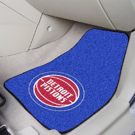 Detroit Pistons Front Carpet Car Mat Set - 2 Pieces, 9259