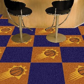 Phoenix Suns Team Carpet Tiles - 45 Sq Ft., 9384