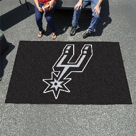 San Antonio Spurs Ulti-Mat Rug - 5ft. x 8ft. - Spur Primary Logo, 9404