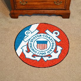 U.S. Coast Guard 44in. Round Mat , 9551