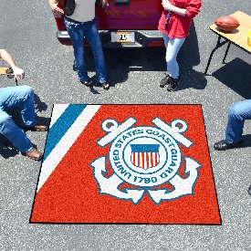 U.S. Coast Guard Tailgater Rug - 5ft. x 6ft., 9555