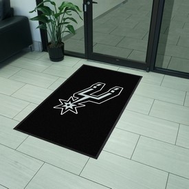 San Antonio Spurs High-Traffic Mat with Durable Rubber Backing, AGS-9597 San Antonio Spurs High-Traffic Mat with Durable Rubber Backing, AGS-9597