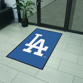Los Angeles Dodgers High-Traffic Mat with Durable Rubber Backing, AGS-9848 Los Angeles Dodgers High-Traffic Mat with Durable Rubber Backing, AGS-9848