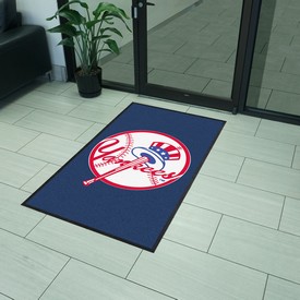New York Yankees High-Traffic Mat with Durable Rubber Backing, AGS-9856 New York Yankees High-Traffic Mat with Durable Rubber Backing, AGS-9856