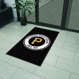 Pittsburgh Pirates High-Traffic Mat with Durable Rubber Backing, AGS-9860 Pittsburgh Pirates High-Traffic Mat with Durable Rubber Backing, AGS-9860