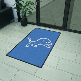 Detroit Lions High-Traffic Mat with Durable Rubber Backing, AGS-9880 Detroit Lions High-Traffic Mat with Durable Rubber Backing, AGS-9880