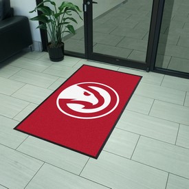 Atlanta Hawks High-Traffic Mat with Durable Rubber Backing, AGS-9898 Atlanta Hawks High-Traffic Mat with Durable Rubber Backing, AGS-9898