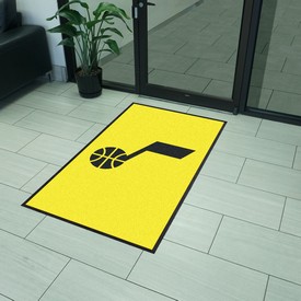 Utah Jazz High-Traffic Mat with Durable Rubber Backing, AGS-9948 Utah Jazz High-Traffic Mat with Durable Rubber Backing, AGS-9948