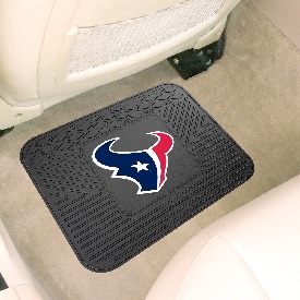 Houston Texans Back Seat Car Utility Mat - 14in. x 17in. - Bull Head Primary Logo, 9968
