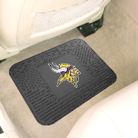Minnesota Vikings Back Seat Car Utility Mat - 14in. x 17in. - Viking Head Primary Logo, 9984