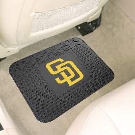 San Diego Padres Back Seat Car Utility Mat - 14in. x 17in., 10036