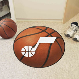 Utah Jazz Basketball Rug - 27in. Diameter - Music Note Primary Logo, 10193