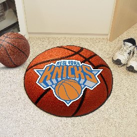 New York Knicks Basketball Rug - 27in. Diameter - Knicks Primary Logo, 10202