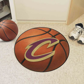 Cleveland Cavaliers Basketball Rug - 27in. Diameter - C Primary Logo, 10217