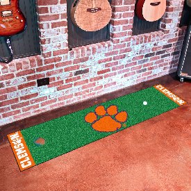 Clemson Tigers Putting Green Mat - 1.5ft. x 6ft., 10318