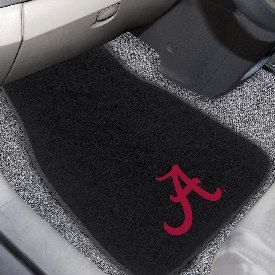 Alabama 2-piece Embroidered car Mats 18"x27"
