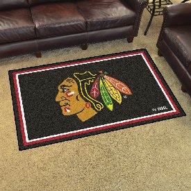 NHL - Chicago Blackhawks Rug, 10375-GR NHL - Chicago Blackhawks Rug, 10375-GR