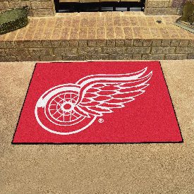 Detroit Red Wings All-Star Rug - 34 in. x 42.5 in. - Red Wing Primary Logo, 10377