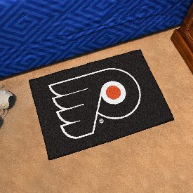Philadelphia Flyers Starter Mat Accent Rug - 19in. x 30in. - Flying P Primary Logo, 10480