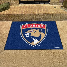 Florida Panthers All-Star Rug - 34 in. x 42.5 in. - Panther Shield Primary Logo, 10536