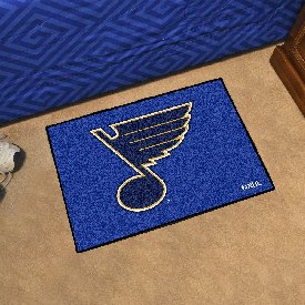 St. Louis Blues Starter Mat Accent Rug - 19in. x 30in. - Music Note Primary Logo, 10590