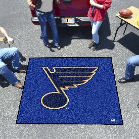 St. Louis Blues Tailgater Rug - 5ft. x 6ft. - Music Note Primary Logo, 10592